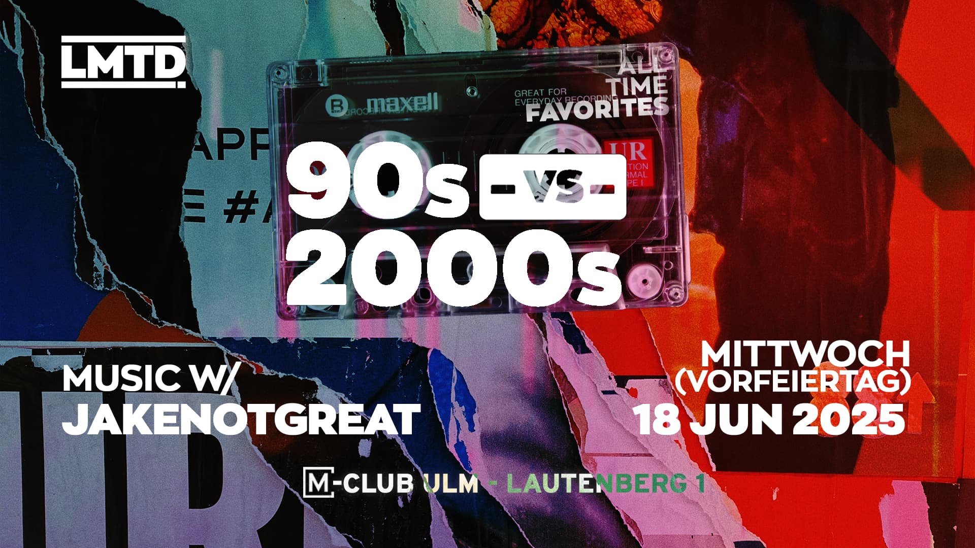 90s vs 2000s Banner